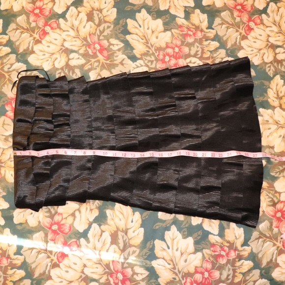 Express Black Ruffle Cocktail Dress - Picture 3 of 7